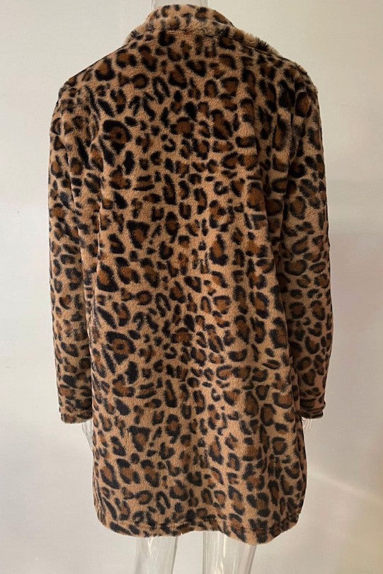 Fierce Fashion Leopard Coat