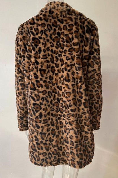 Fierce Fashion Leopard Coat